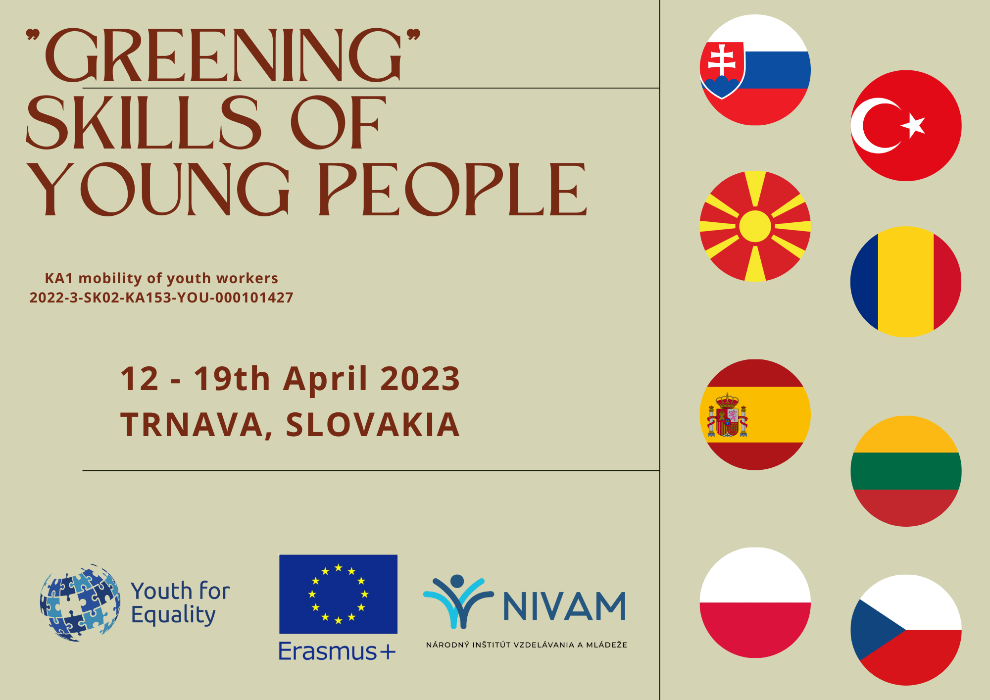 Greening skills of young people